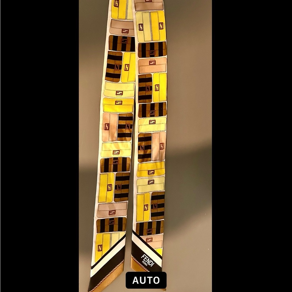 Fendi iconic baguette scarf/ bag scarf